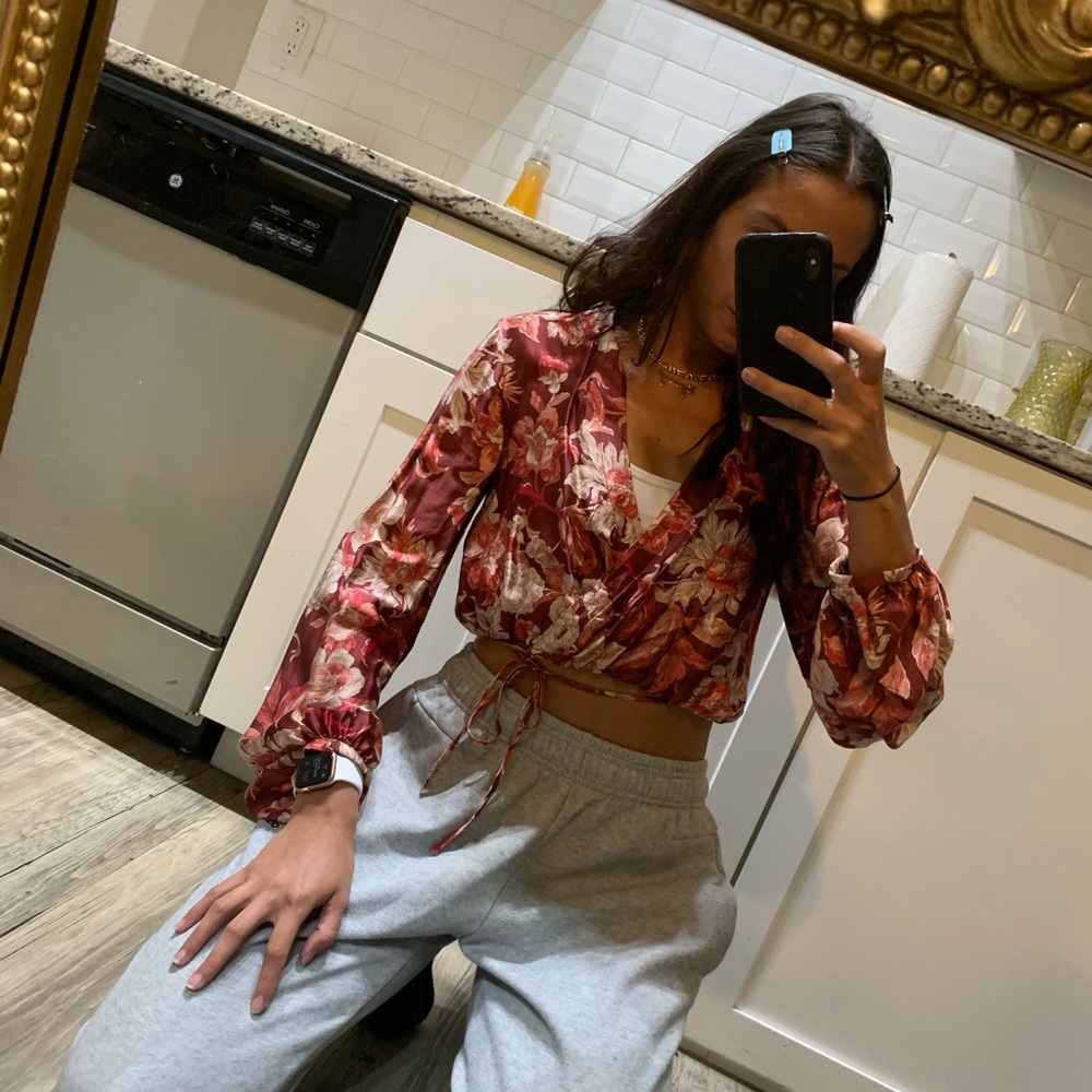 Zara Tie Crop Top